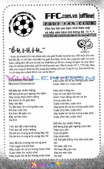 Vũ điệu trên sân cỏ - Fantasista Chapter 6 trang 183