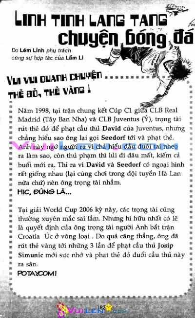 Vũ điệu trên sân cỏ - Fantasista Chapter 8 trang 183