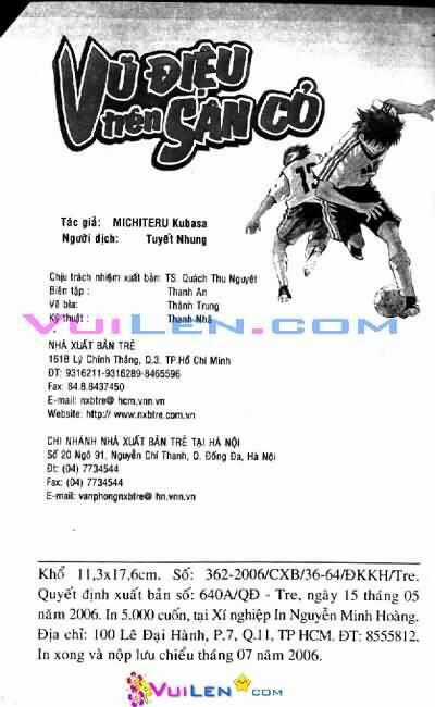 Vũ điệu trên sân cỏ - Fantasista Chapter 8 trang 185