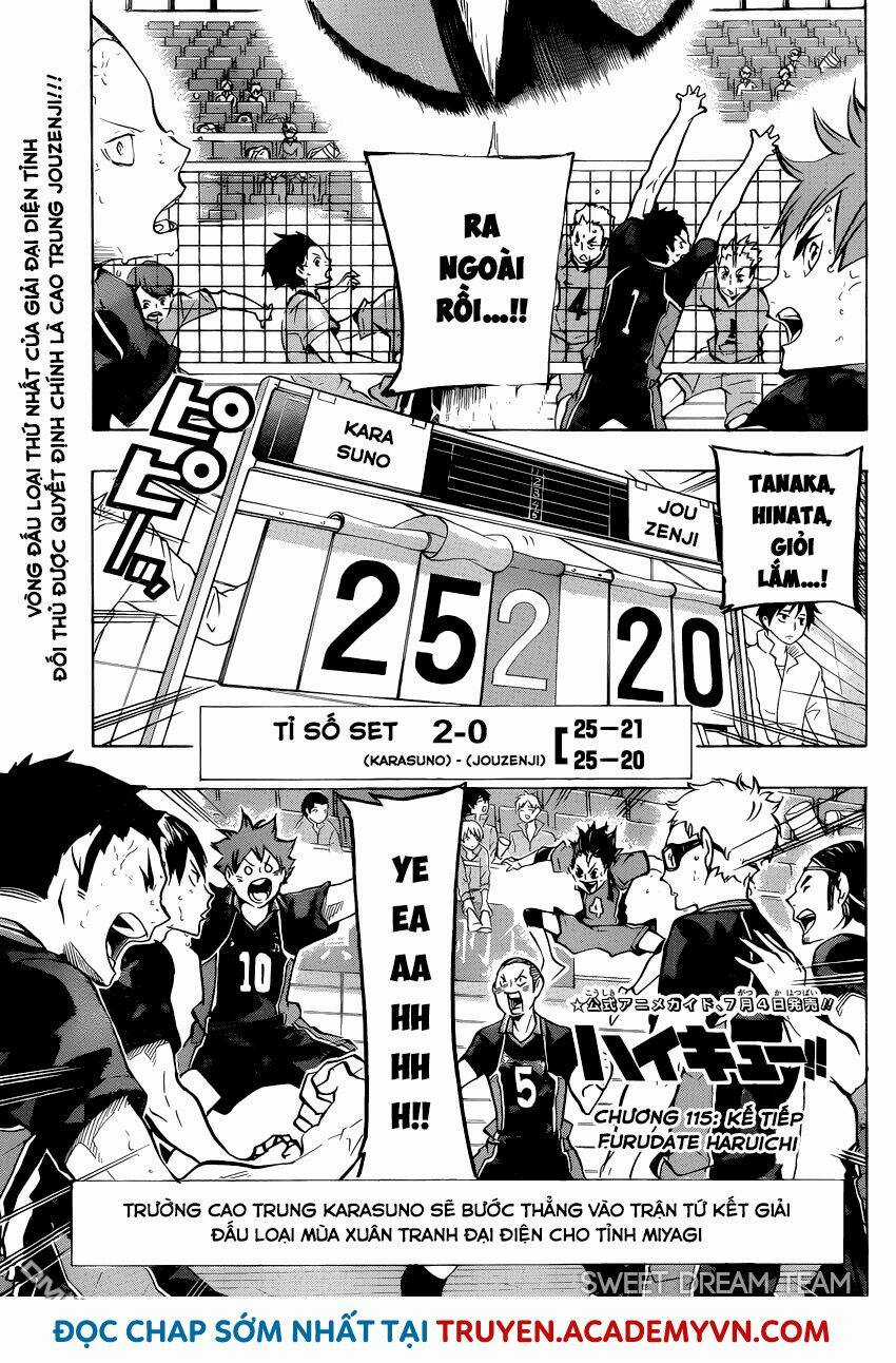 Vua Bóng Chuyền Chapter 115 trang 1