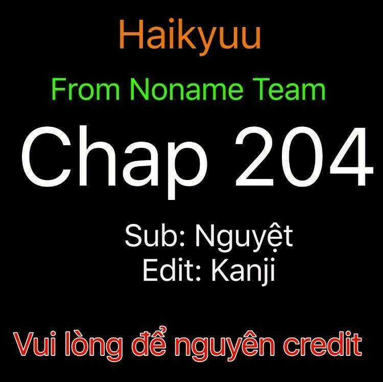 Vua Bóng Chuyền Chapter 204 trang 0