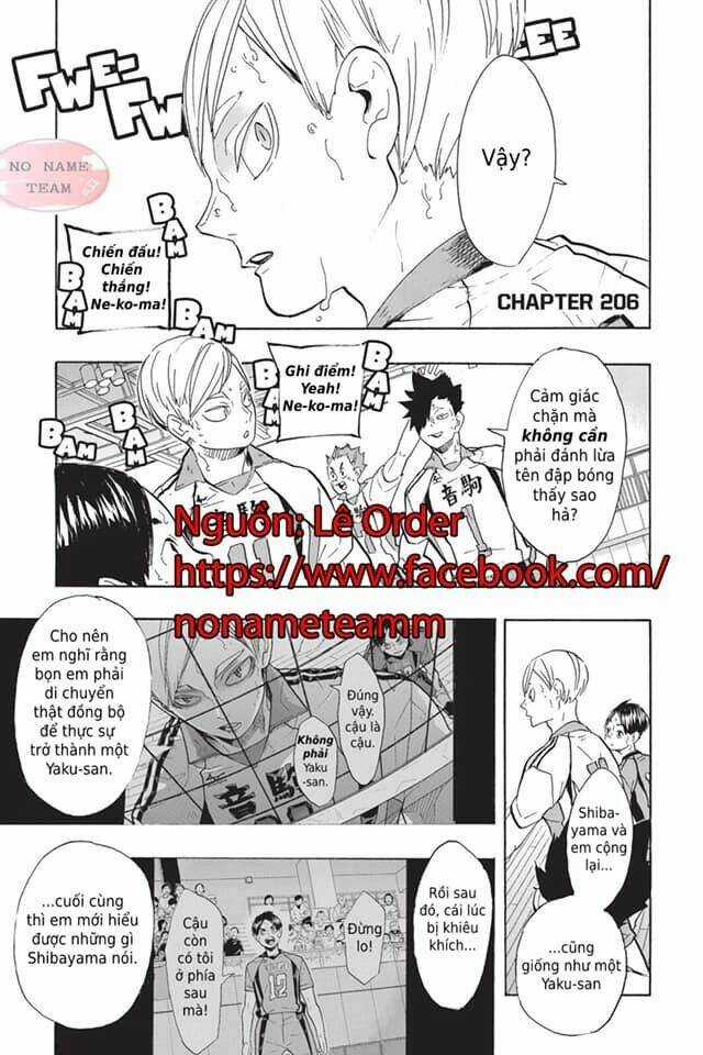 Vua Bóng Chuyền Chapter 206 trang 1