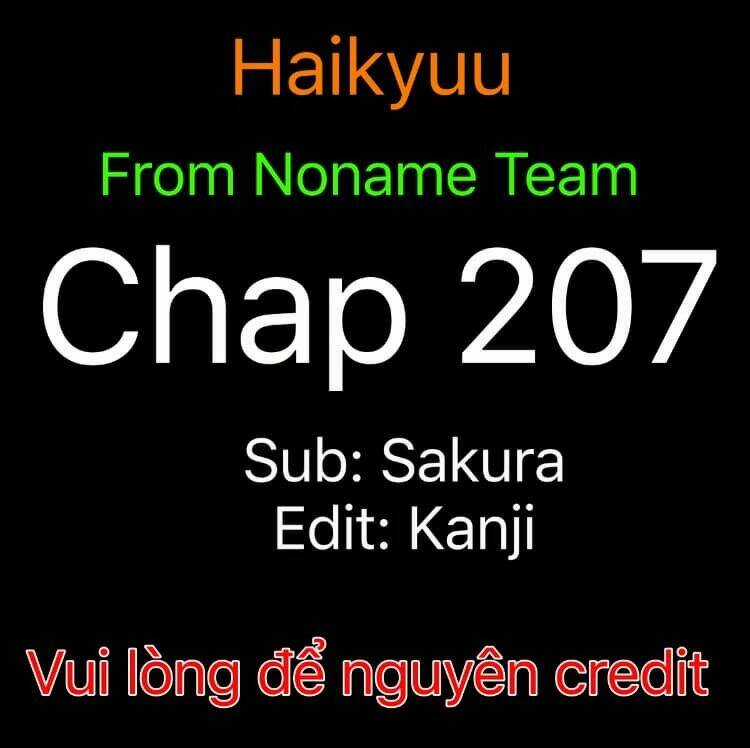 Vua Bóng Chuyền Chapter 207 trang 0