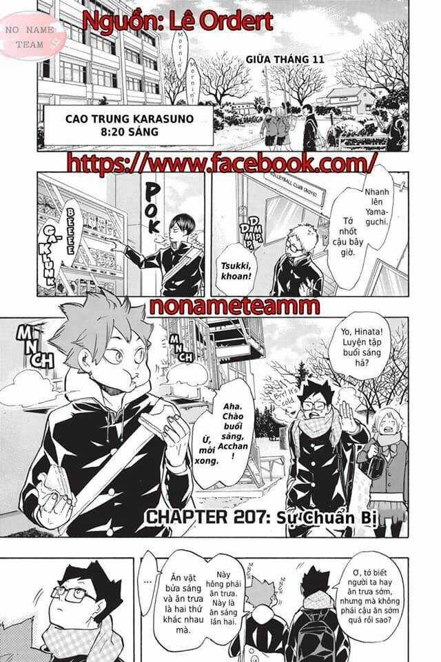 Vua Bóng Chuyền Chapter 207 trang 1