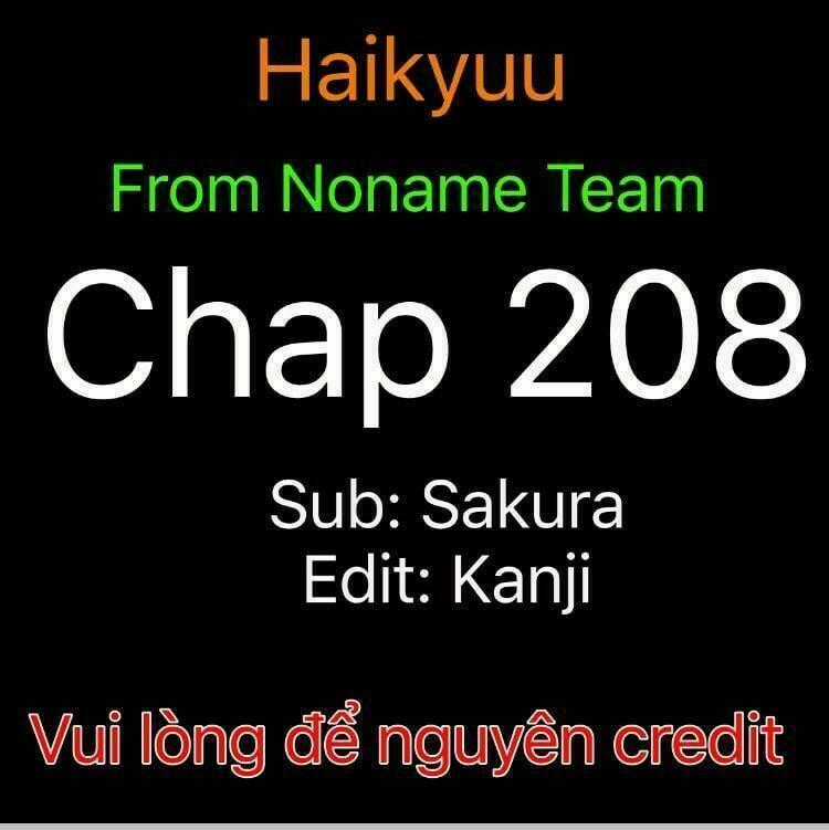 Vua Bóng Chuyền Chapter 208 trang 0