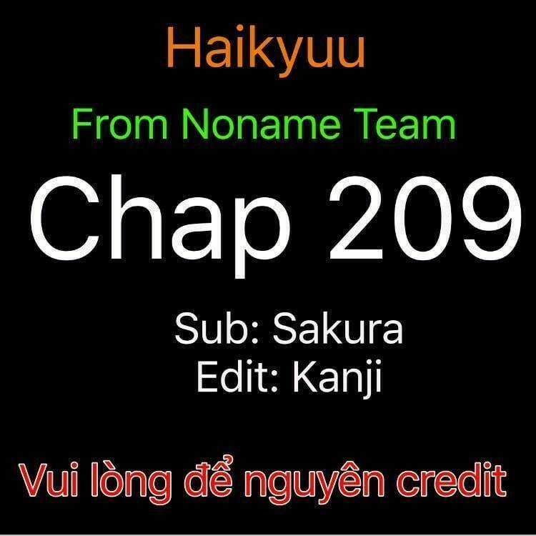 Vua Bóng Chuyền Chapter 209 trang 0
