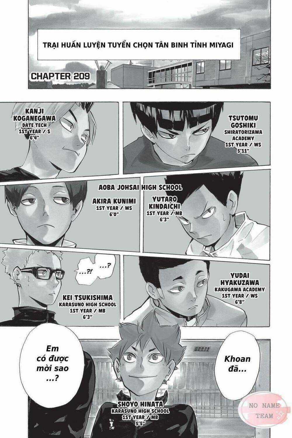 Vua Bóng Chuyền Chapter 209 trang 1