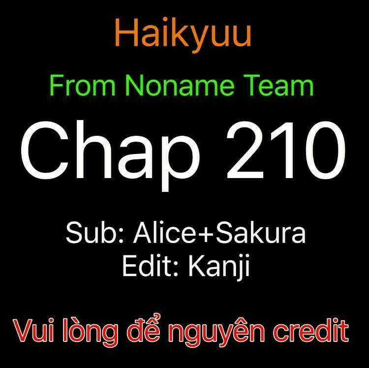 Vua Bóng Chuyền Chapter 210 trang 0