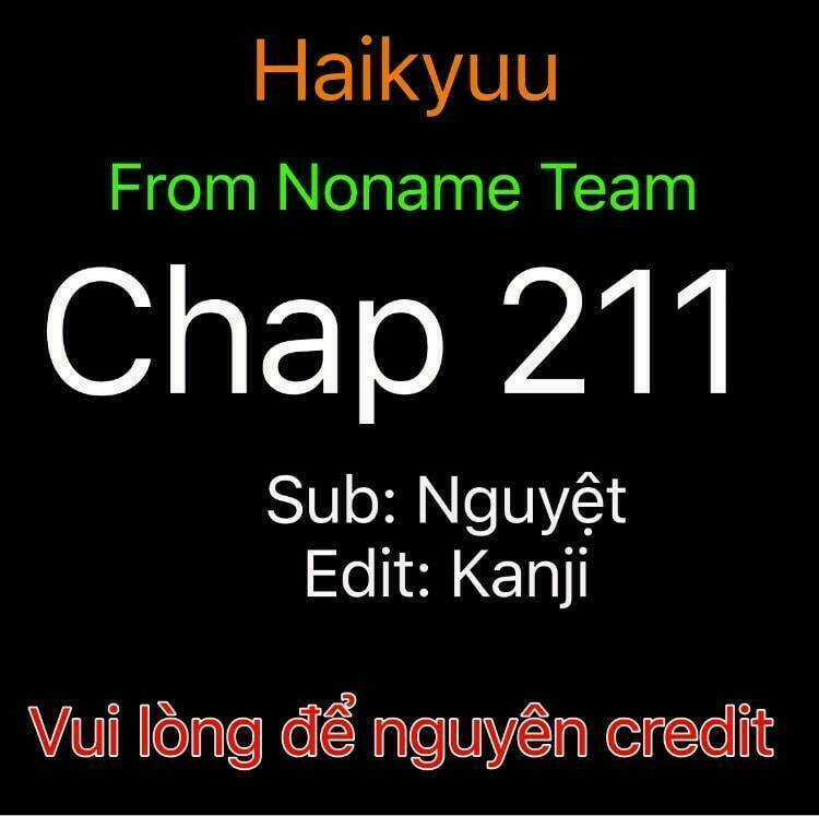 Vua Bóng Chuyền Chapter 211 trang 0
