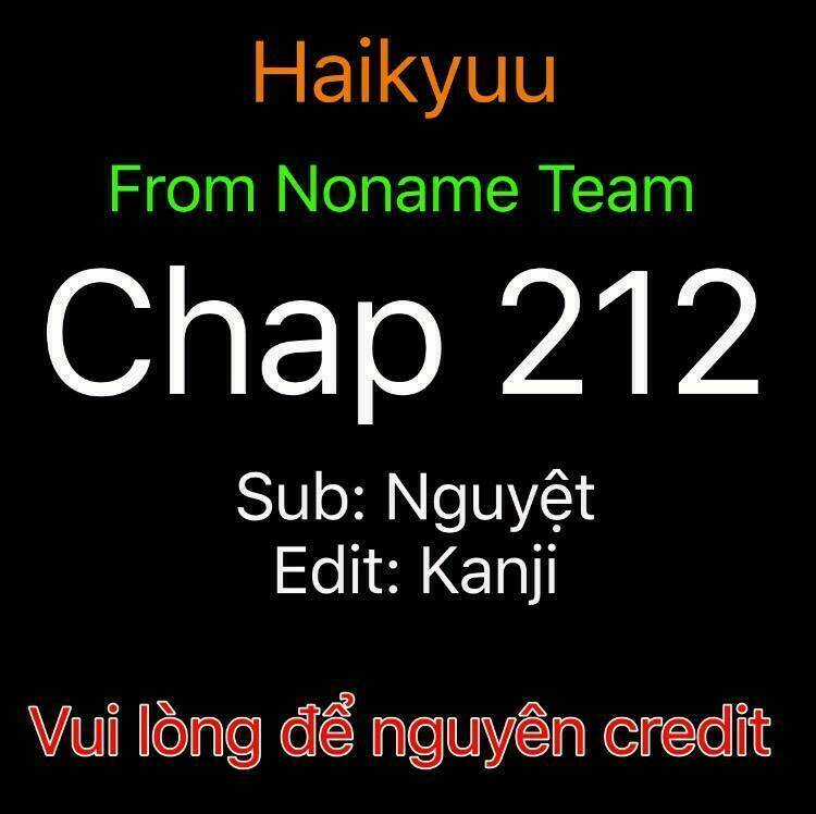 Vua Bóng Chuyền Chapter 212 trang 0