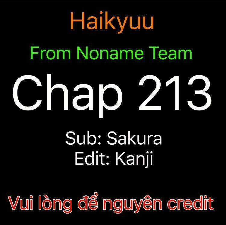 Vua Bóng Chuyền Chapter 213 trang 0