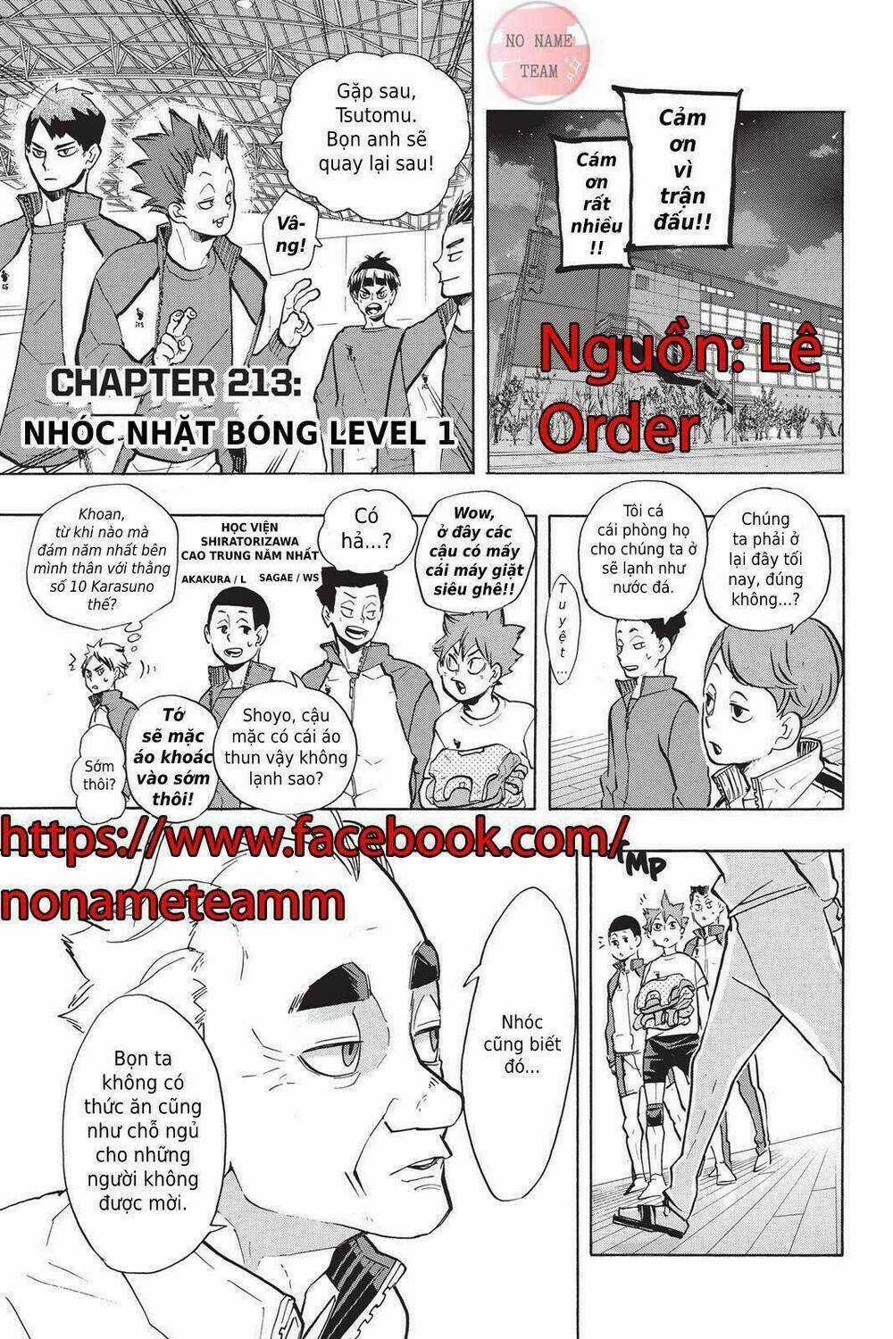 Vua Bóng Chuyền Chapter 213 trang 1