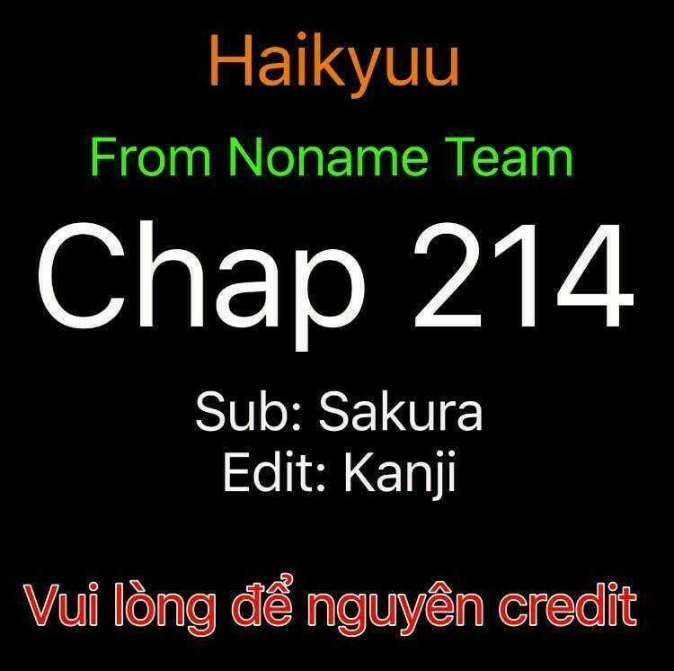 Vua Bóng Chuyền Chapter 214 trang 0