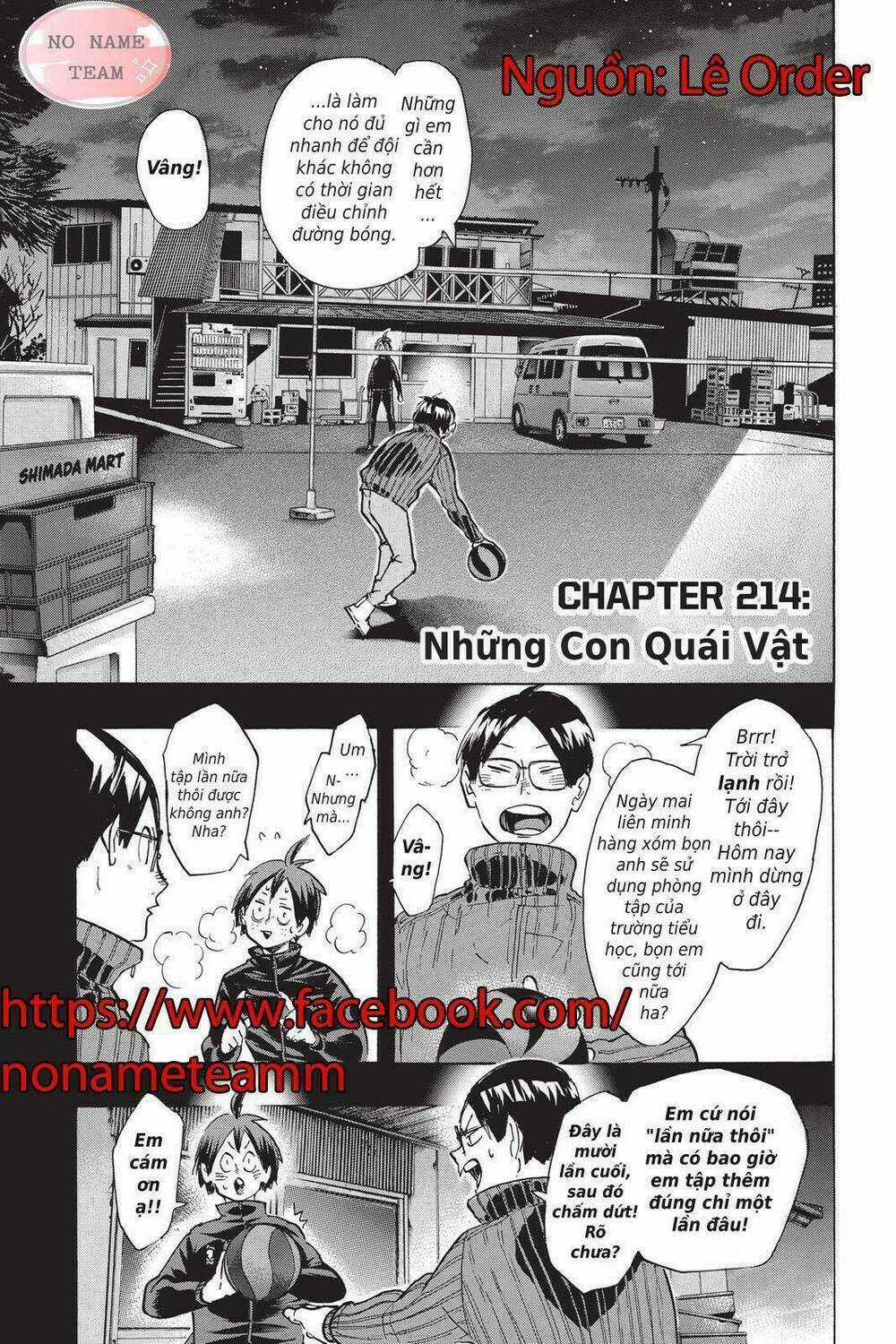 Vua Bóng Chuyền Chapter 214 trang 1