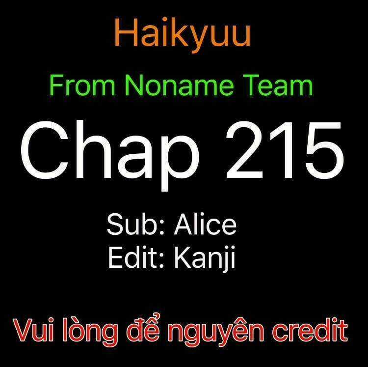 Vua Bóng Chuyền Chapter 215 trang 0