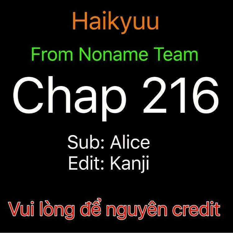 Vua Bóng Chuyền Chapter 216 trang 0