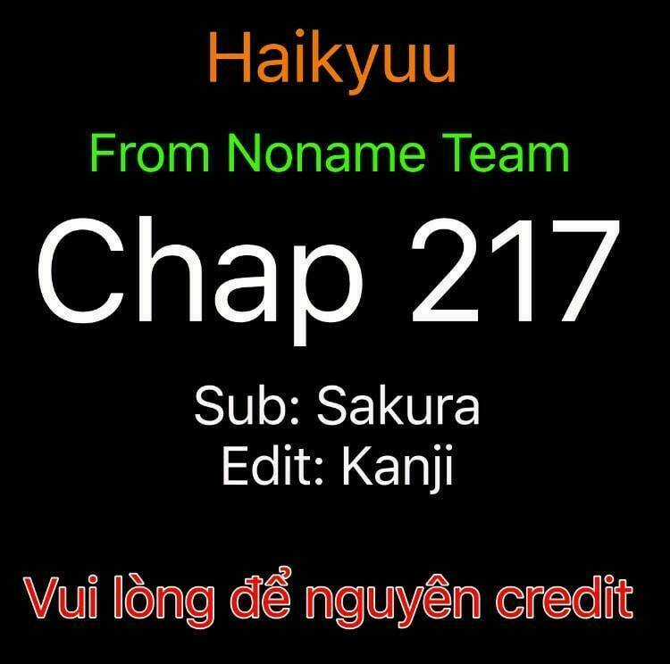 Vua Bóng Chuyền Chapter 217 trang 0