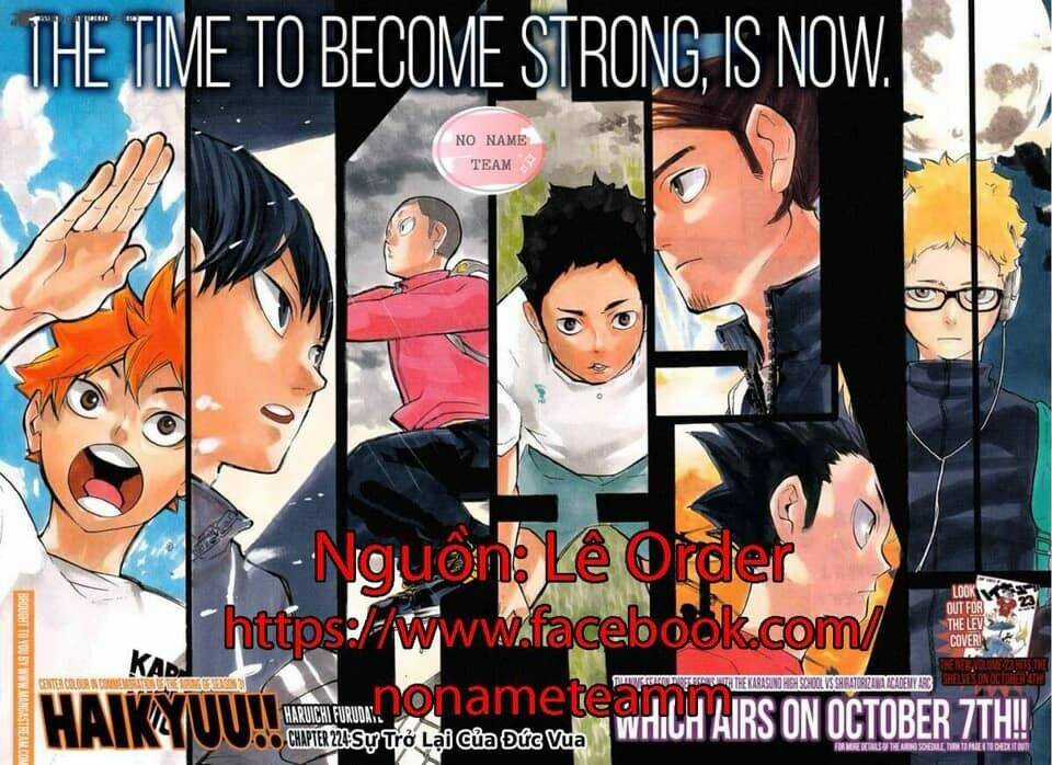Vua Bóng Chuyền Chapter 224 trang 1
