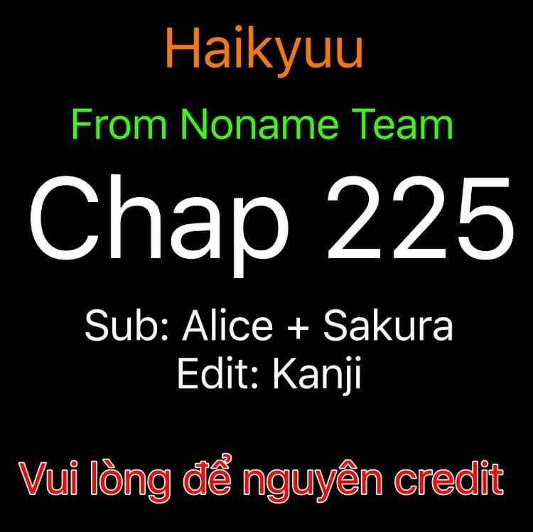 Vua Bóng Chuyền Chapter 225 trang 0