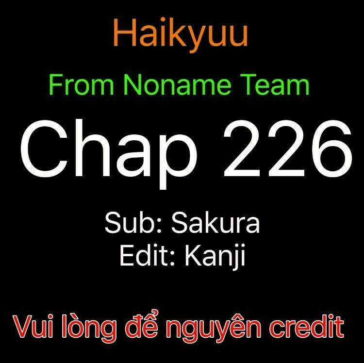 Vua Bóng Chuyền Chapter 226 trang 0