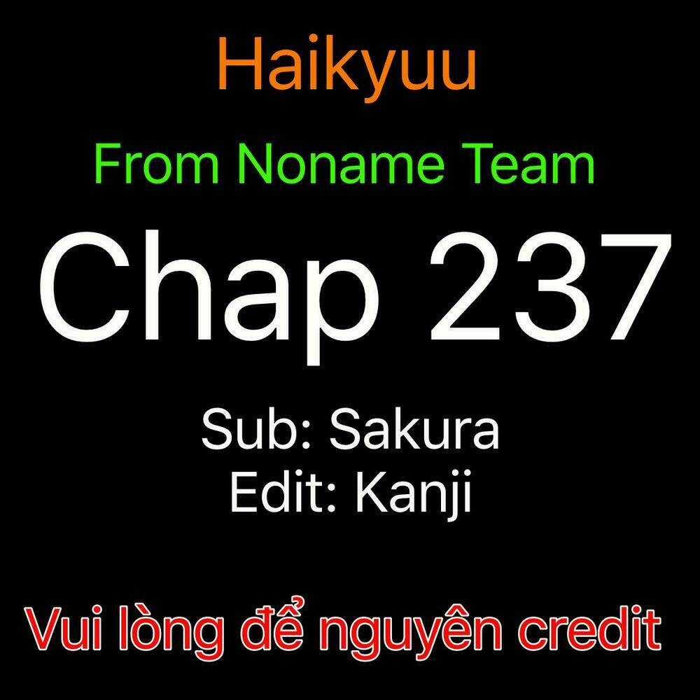 Vua Bóng Chuyền Chapter 237 trang 0