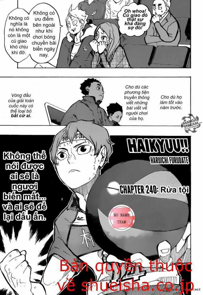 Vua Bóng Chuyền Chapter 240 trang 1