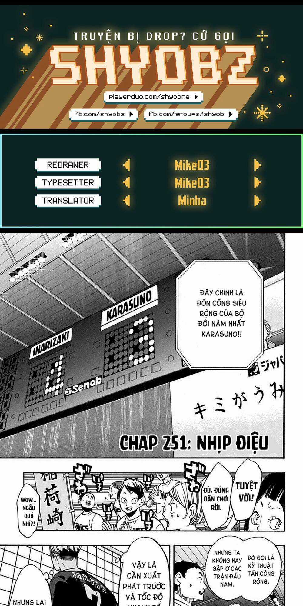 Vua Bóng Chuyền Chapter 251 trang 0