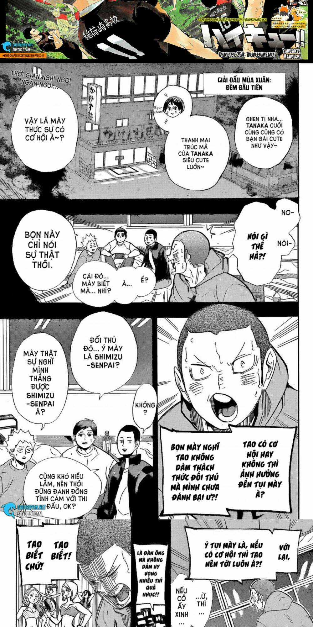 Vua Bóng Chuyền Chapter 264 trang 1