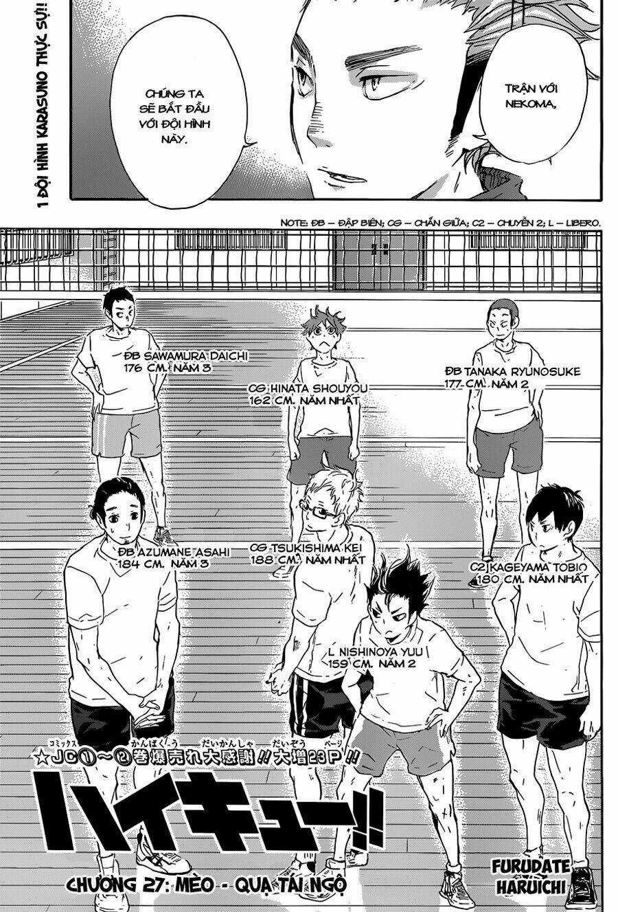 Vua Bóng Chuyền Chapter 27 trang 3