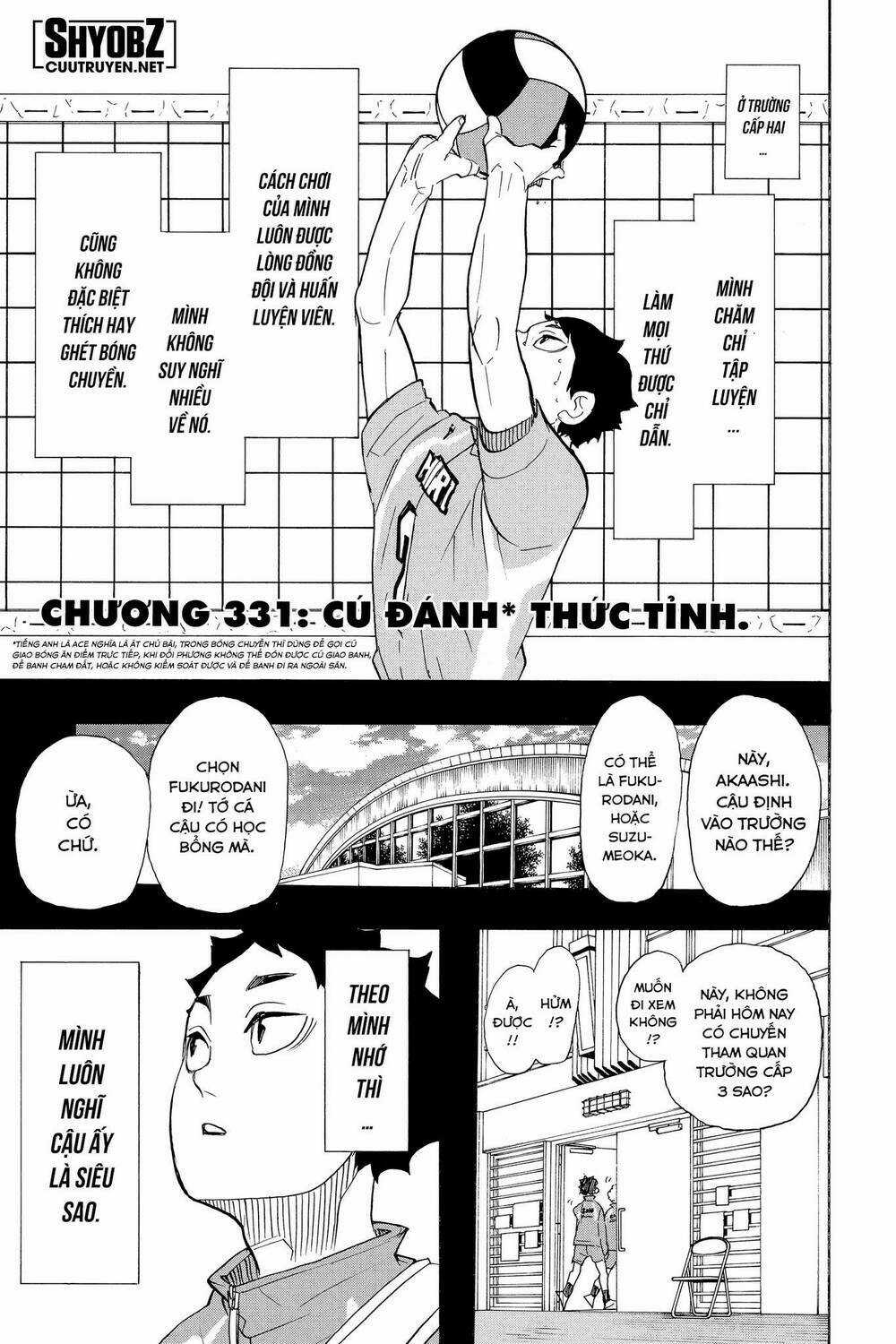 Vua Bóng Chuyền Chapter 331 trang 1