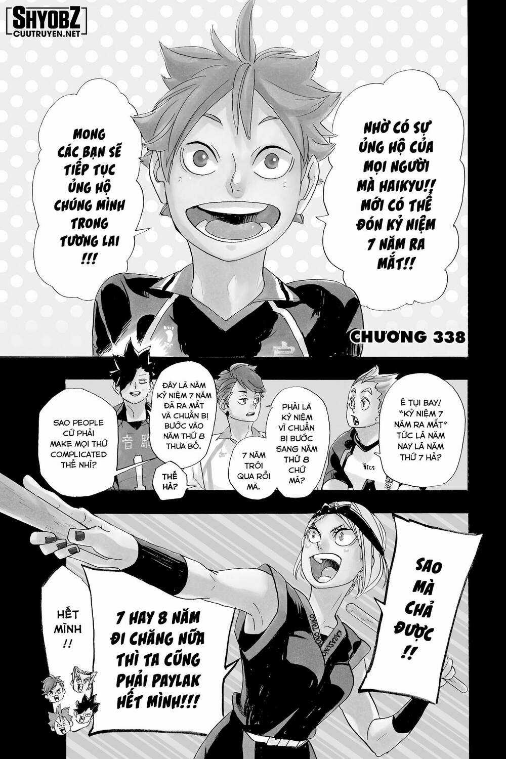Vua Bóng Chuyền Chapter 338 trang 1