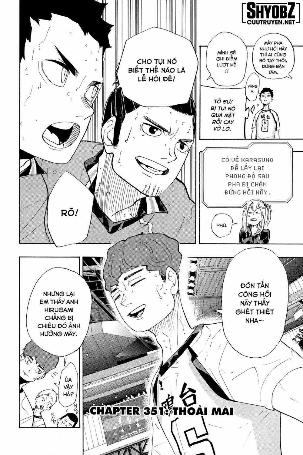 Vua Bóng Chuyền Chapter 351 trang 2
