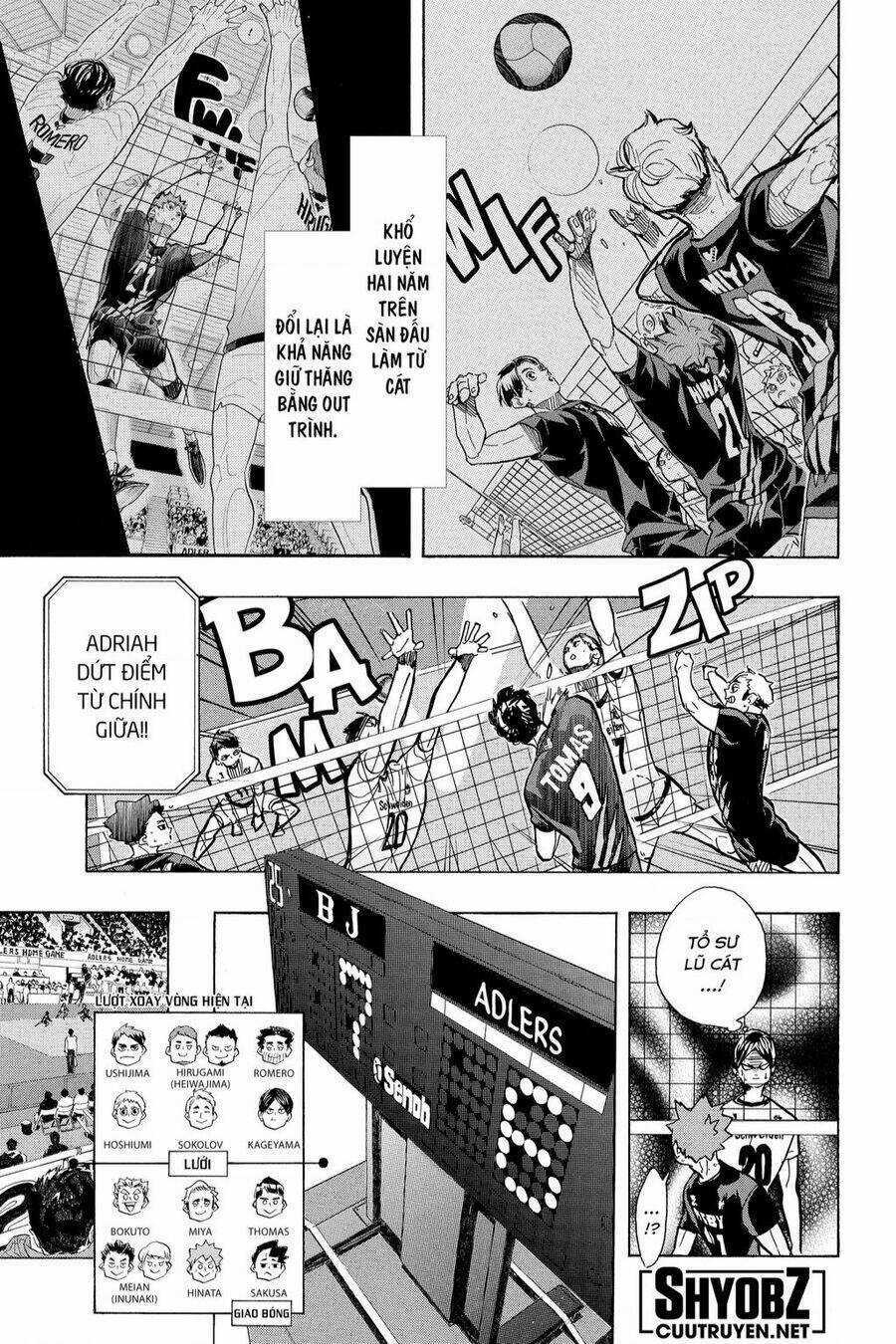 Vua Bóng Chuyền Chapter 388 trang 3