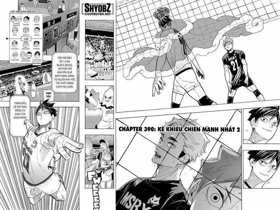 Vua Bóng Chuyền Chapter 390 trang 2