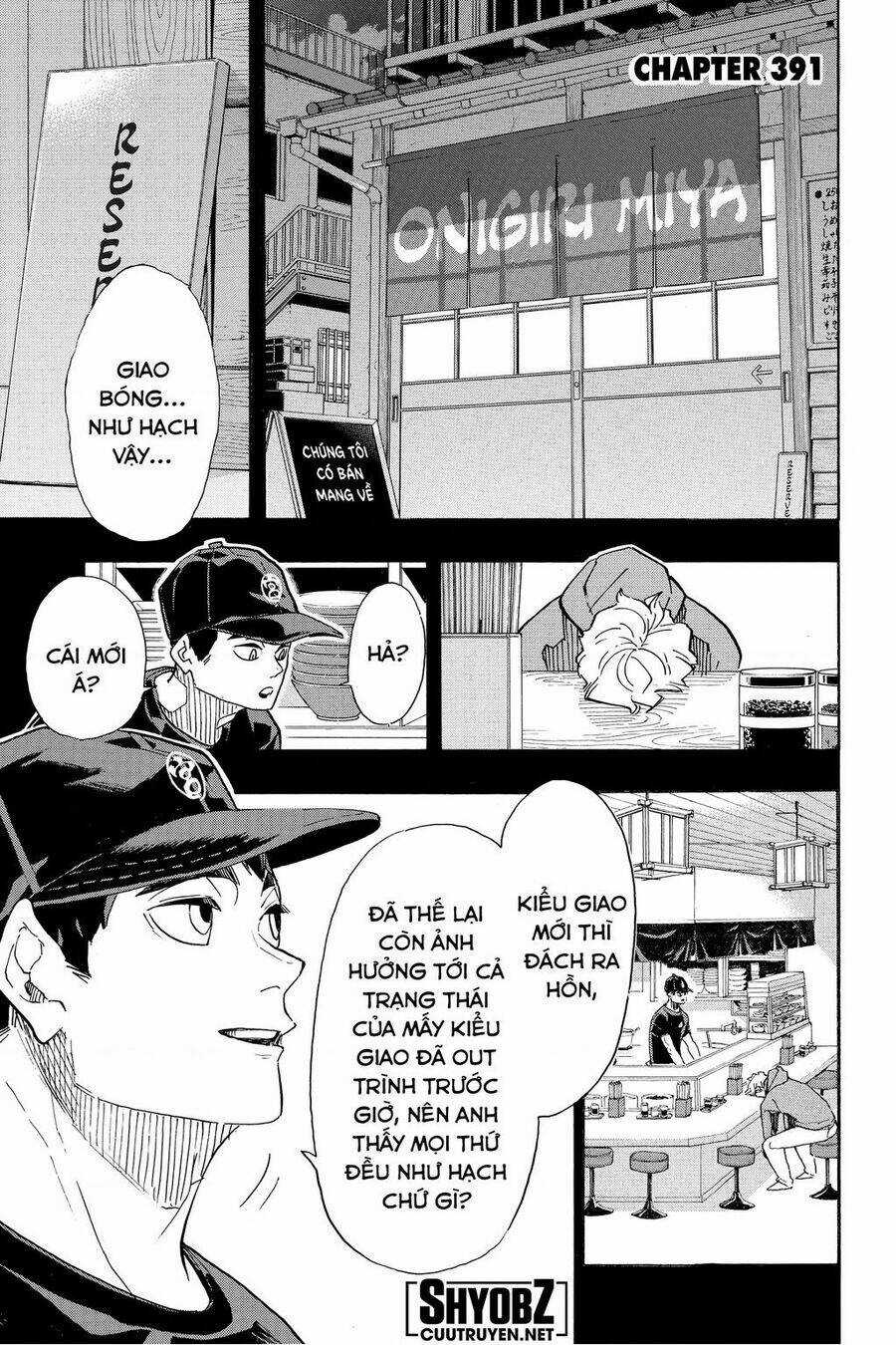 Vua Bóng Chuyền Chapter 391 trang 2