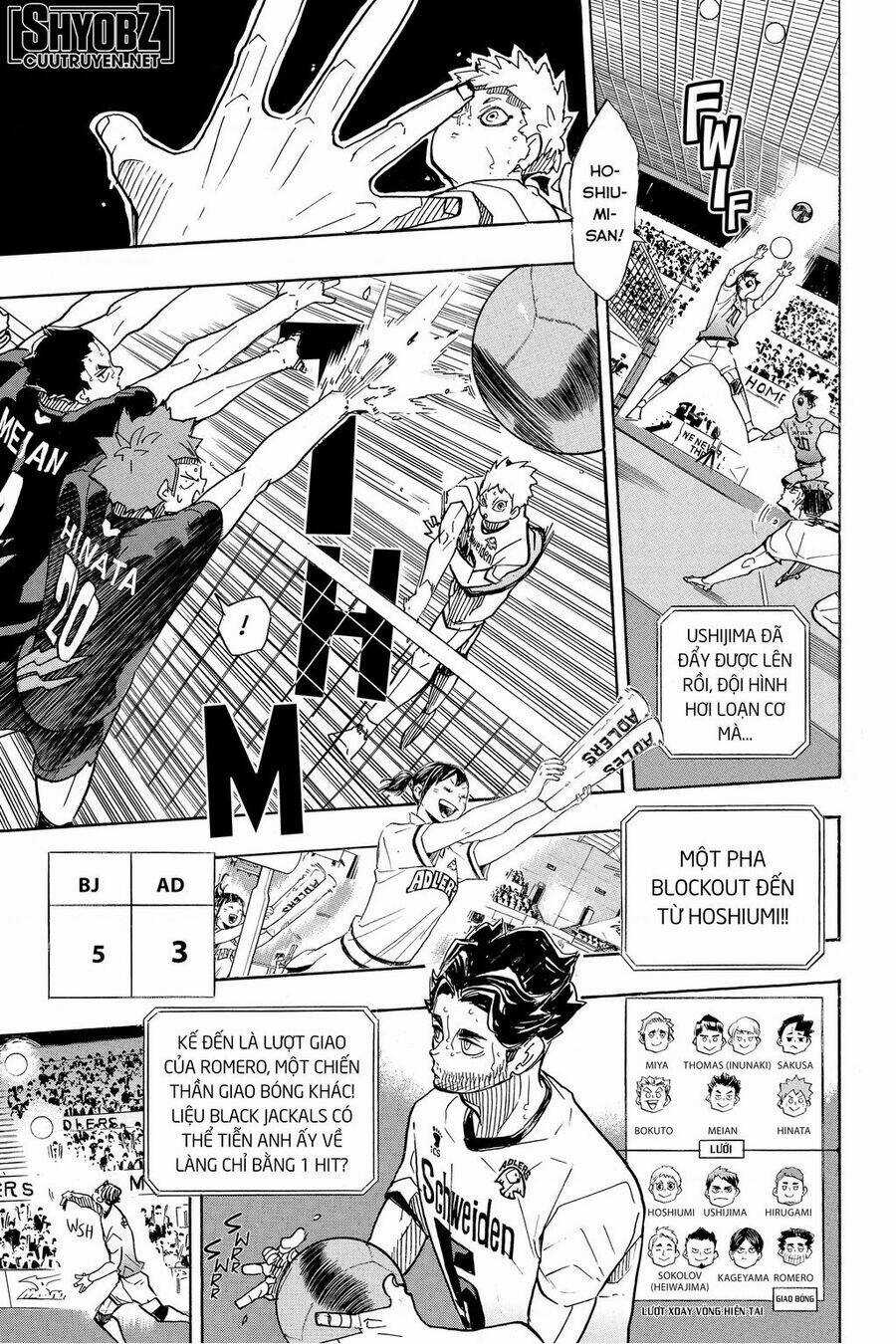Vua Bóng Chuyền Chapter 391 trang 9