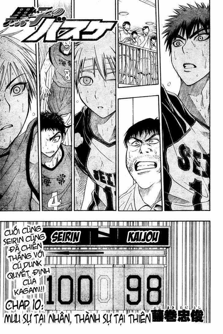 Vua Bóng Rổ Kuroko Chapter 10 trang 2