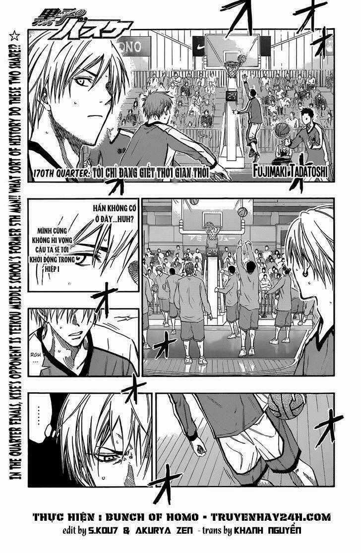 Vua Bóng Rổ Kuroko Chapter 170 trang 1