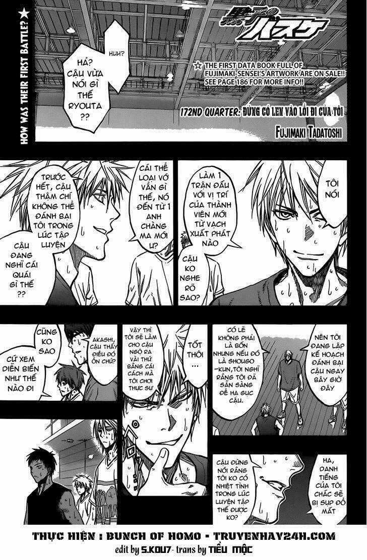 Vua Bóng Rổ Kuroko Chapter 172 trang 1