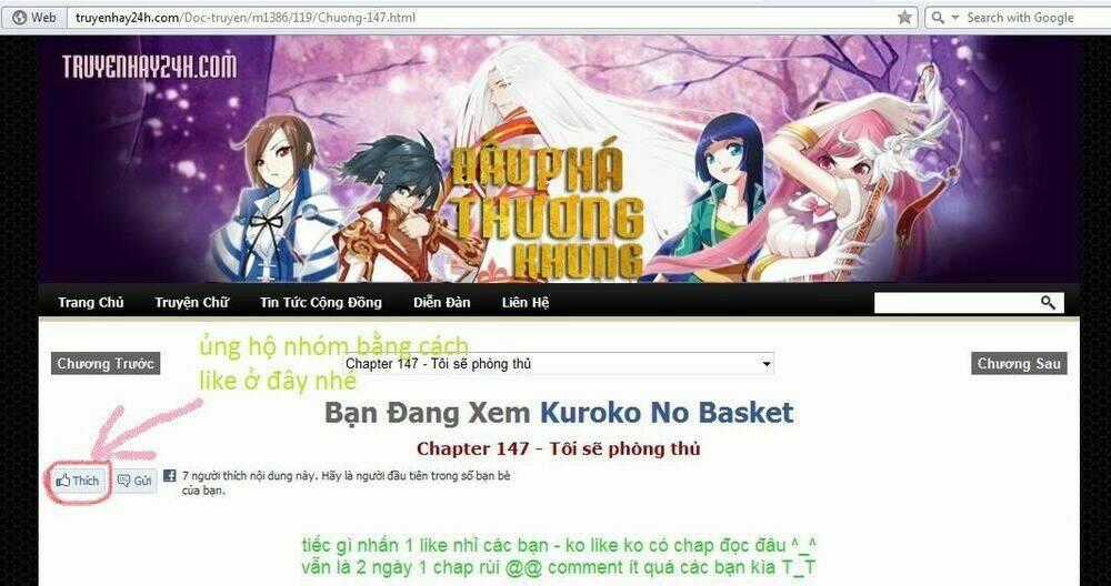 Vua Bóng Rổ Kuroko Chapter 212 trang 1