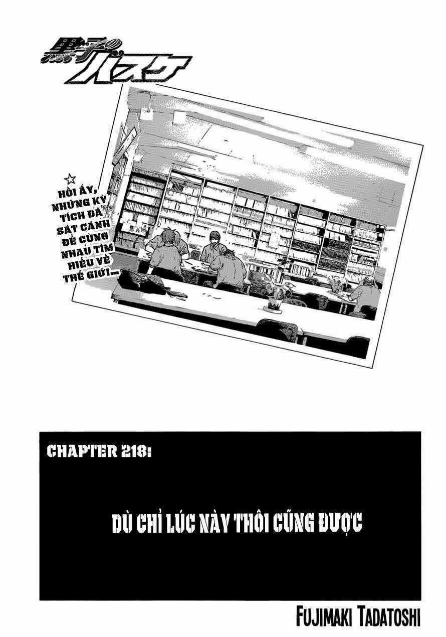 Vua Bóng Rổ Kuroko Chapter 218 trang 1