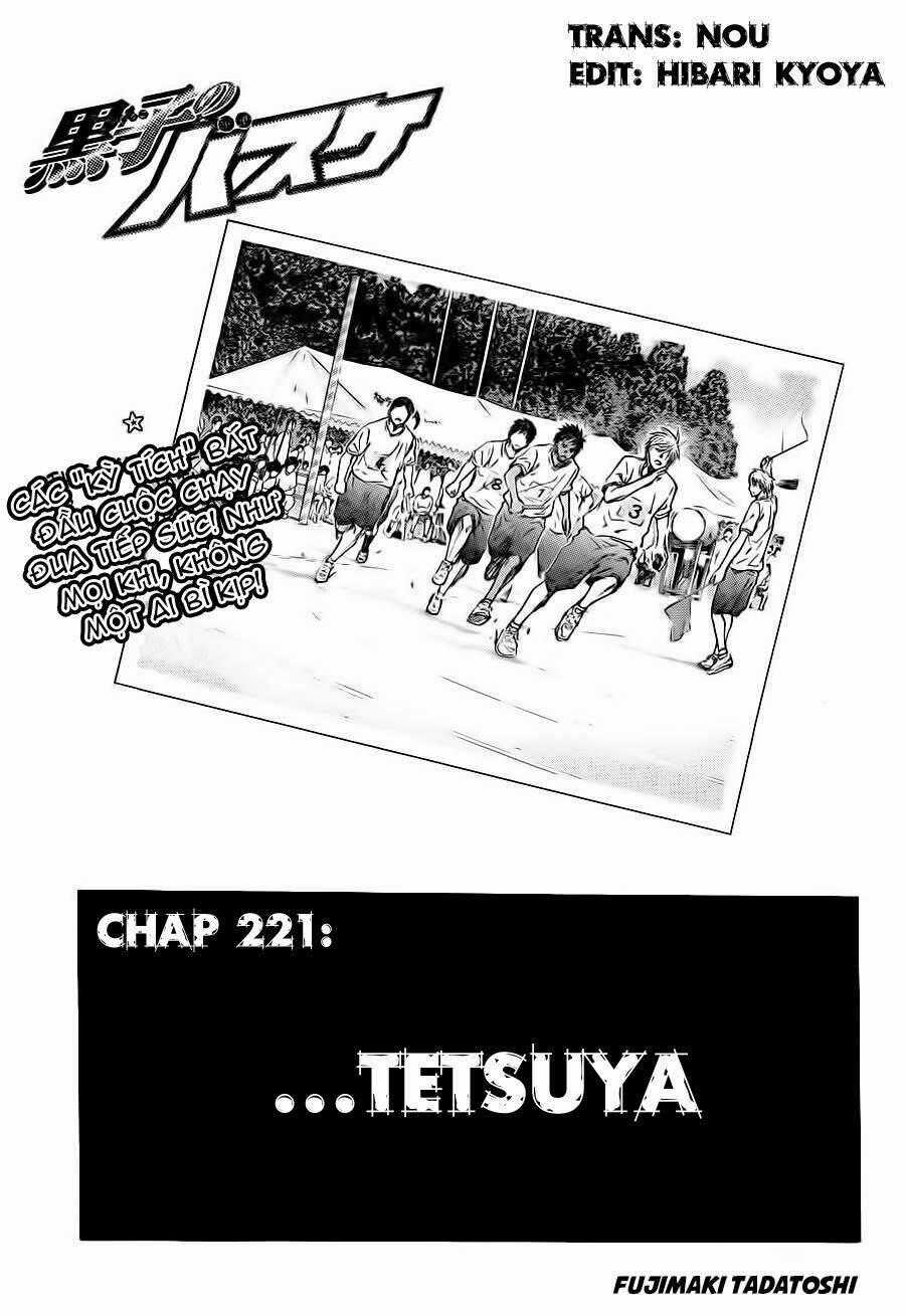 Vua Bóng Rổ Kuroko Chapter 221 trang 0