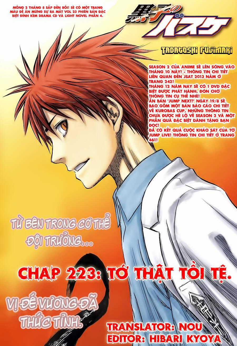Vua Bóng Rổ Kuroko Chapter 223 trang 1