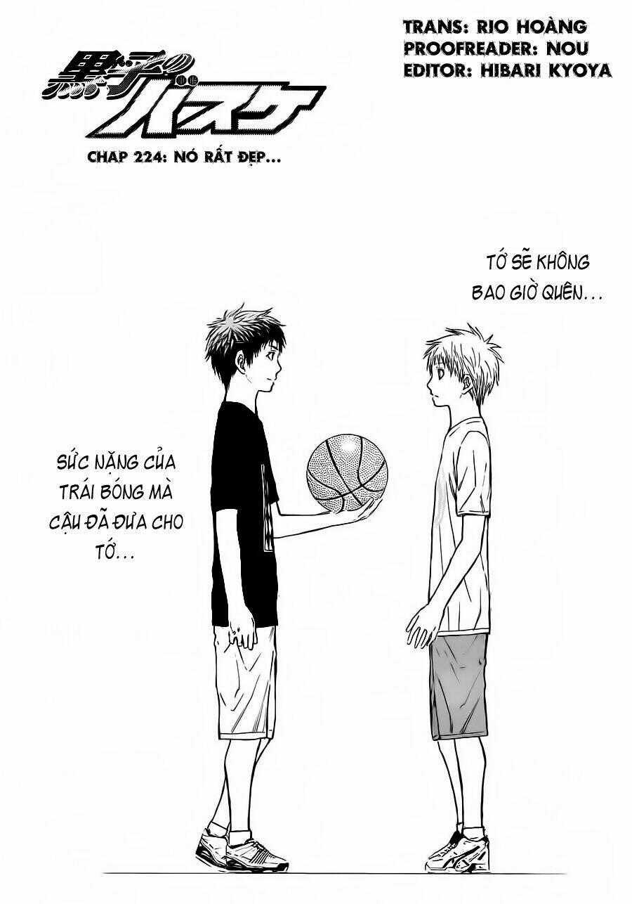 Vua Bóng Rổ Kuroko Chapter 224 trang 1