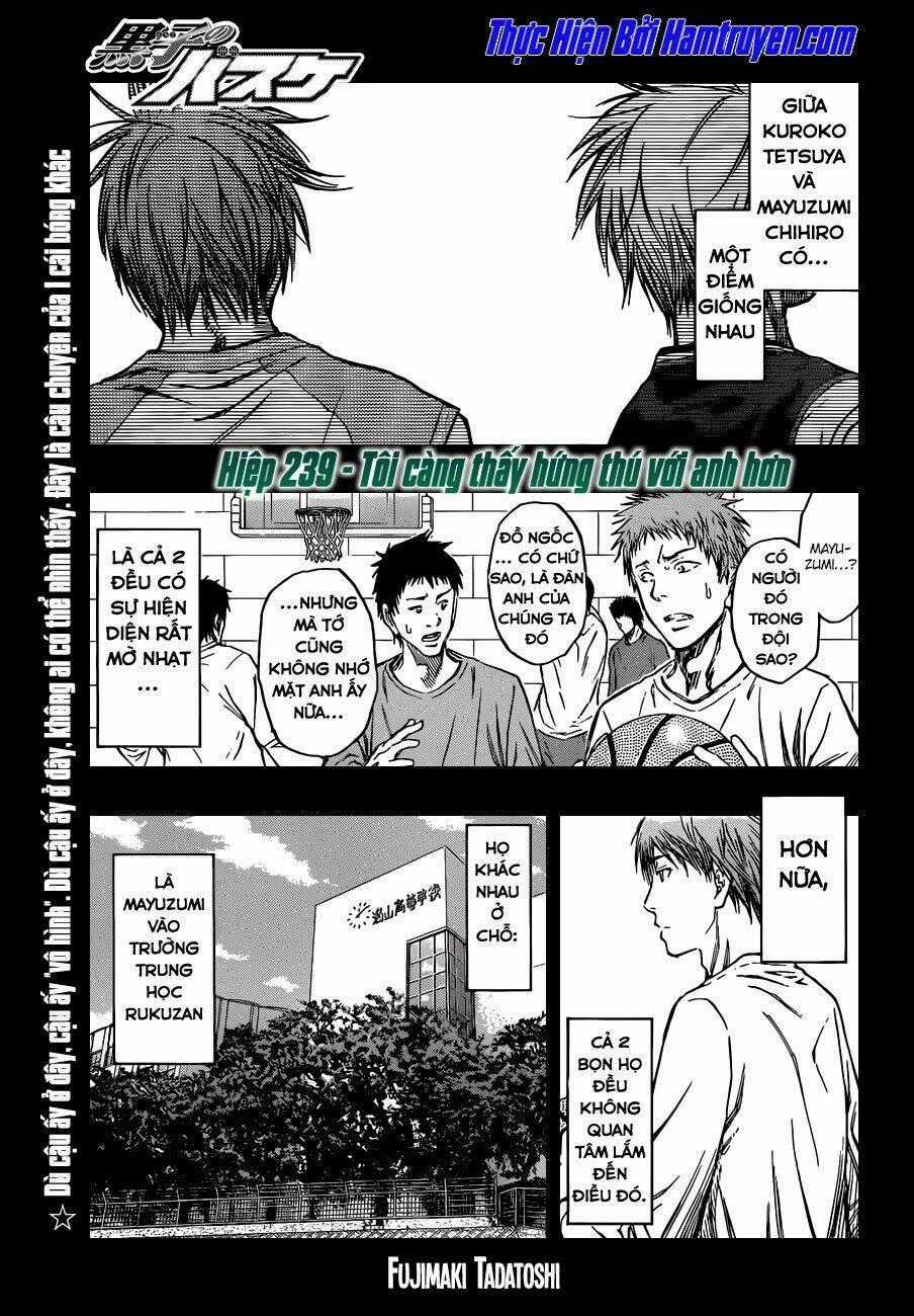 Vua Bóng Rổ Kuroko Chapter 239 trang 0