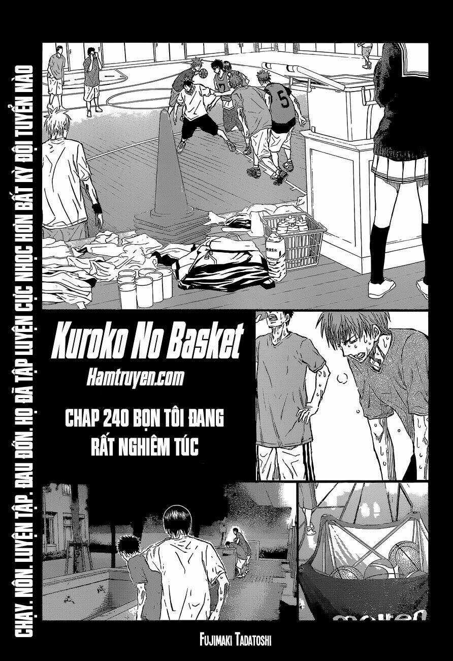 Vua Bóng Rổ Kuroko Chapter 240 trang 5