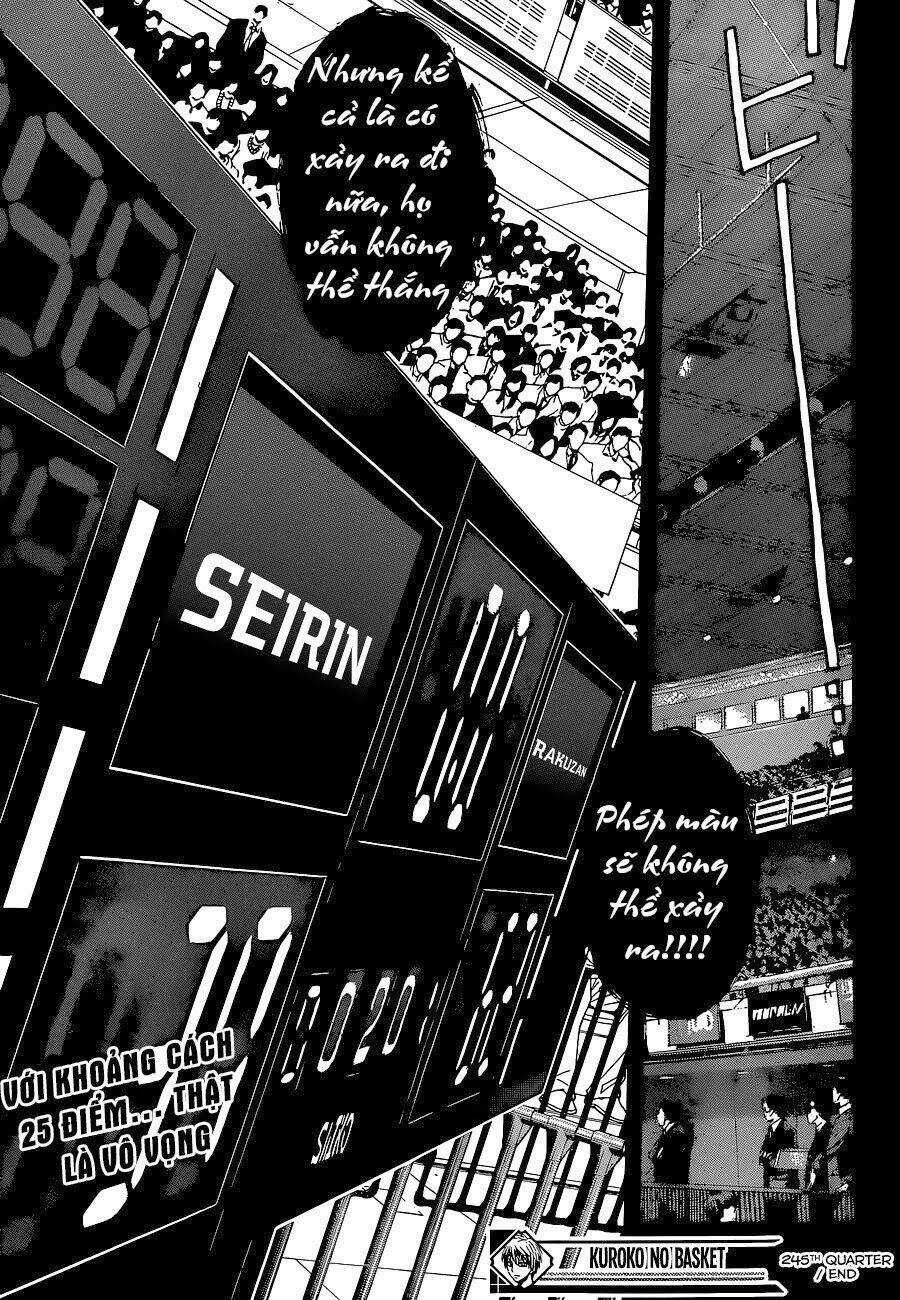 Vua Bóng Rổ Kuroko Chapter 245 trang 20