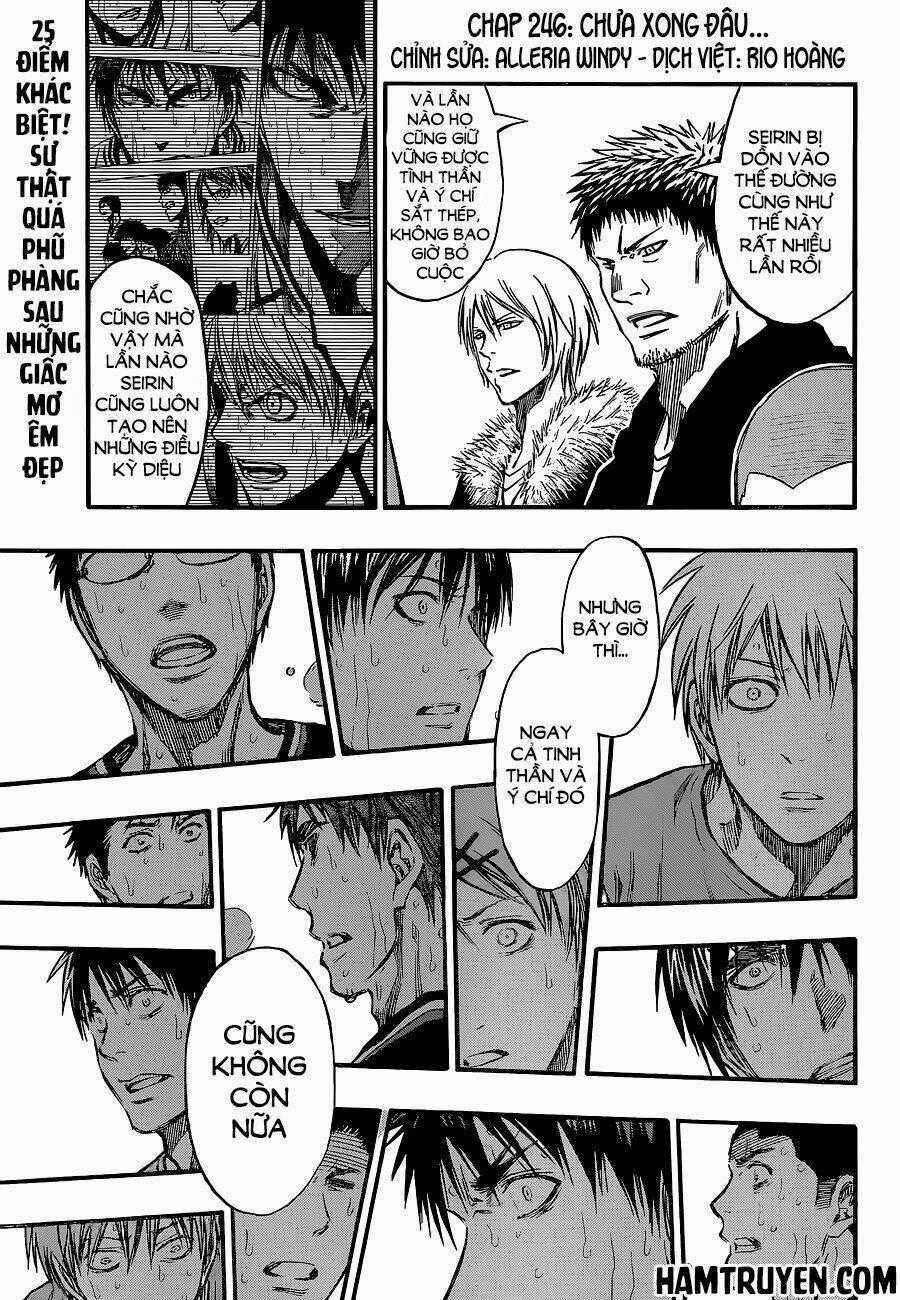 Vua Bóng Rổ Kuroko Chapter 246 trang 0