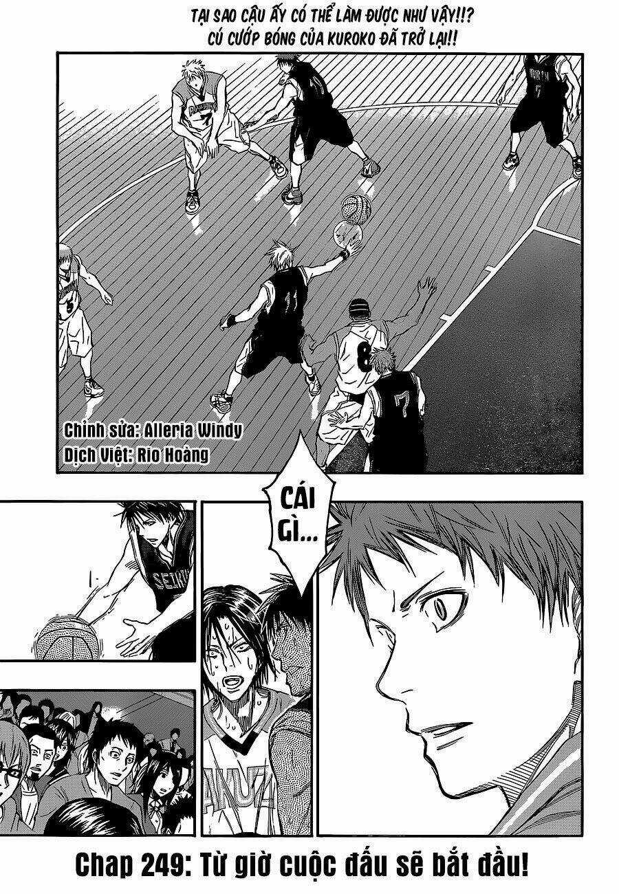 Vua Bóng Rổ Kuroko Chapter 249 trang 4