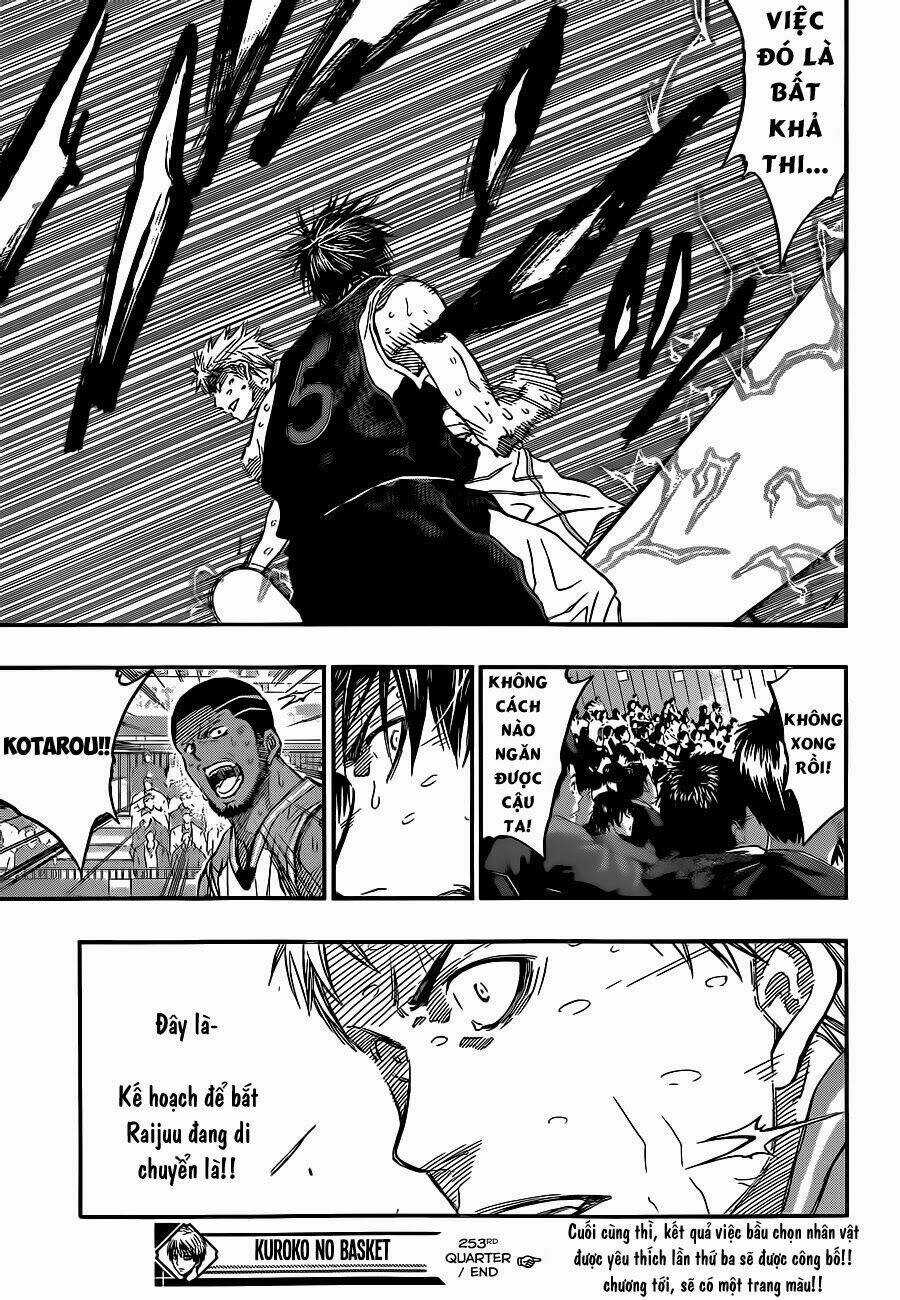 Vua Bóng Rổ Kuroko Chapter 253 trang 20